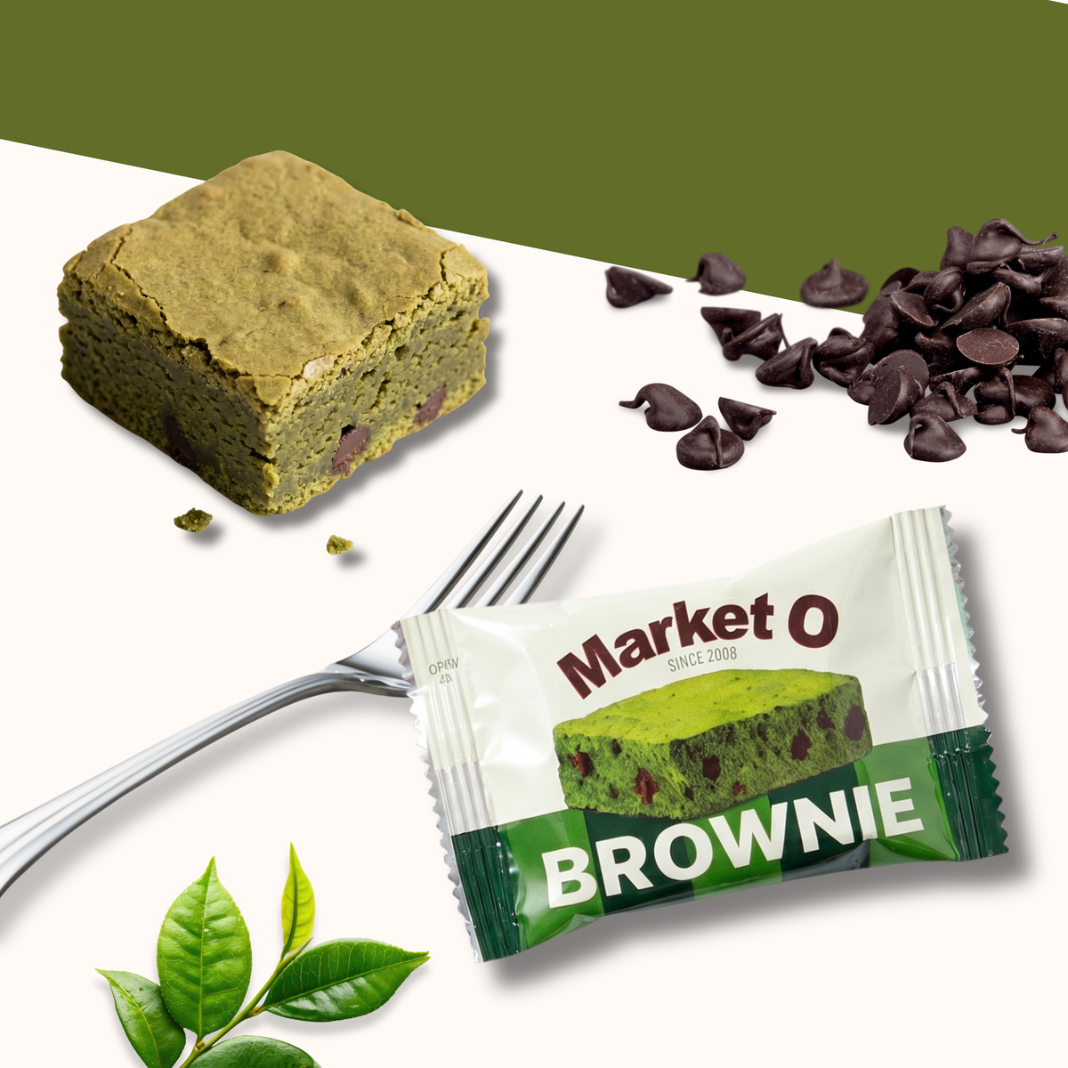 ‘Market O’ Matcha Brownies