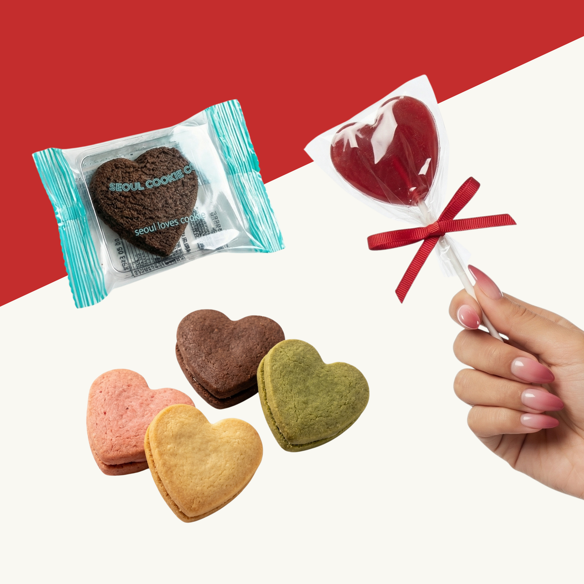 Heart-shaped Variety Butter Cookies