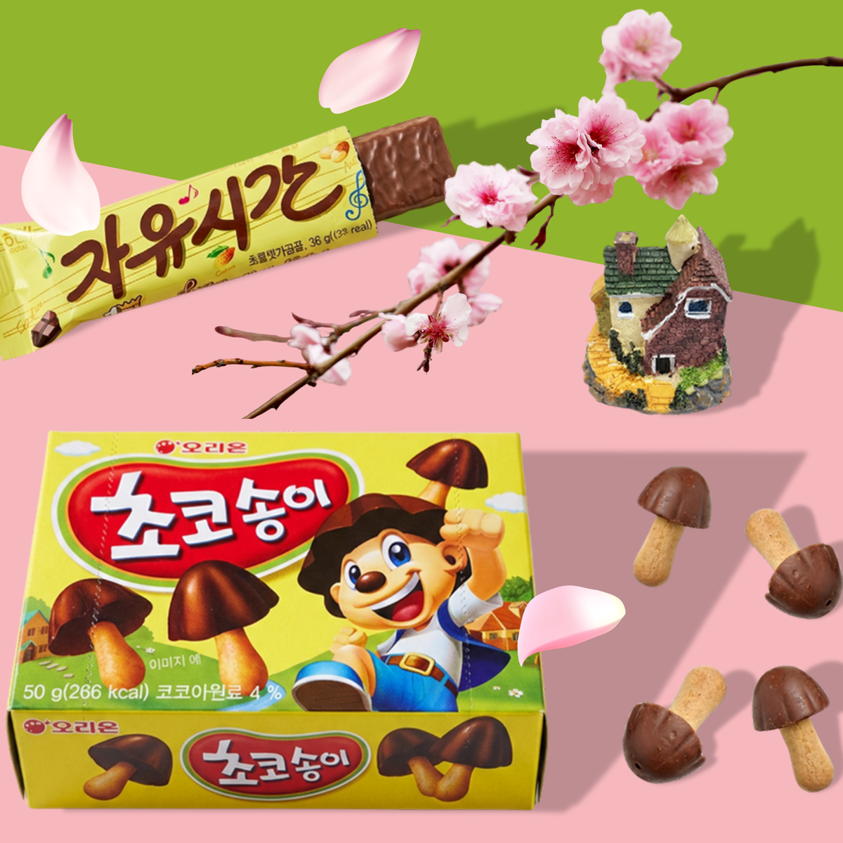 Chocolate Mushroom Shaped Cookie